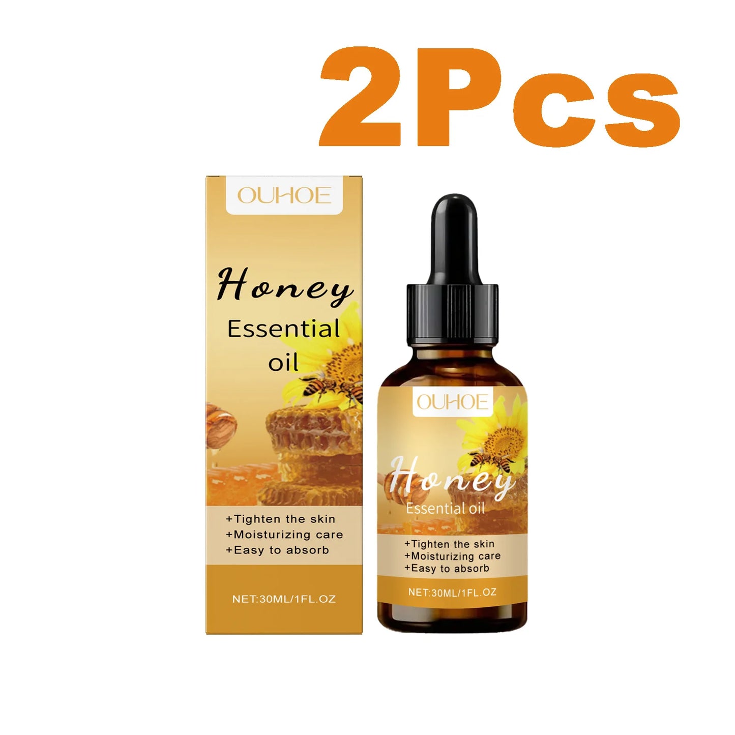 Honey Moisturizing Body Oil – Face & Body Nourishing (30ml)