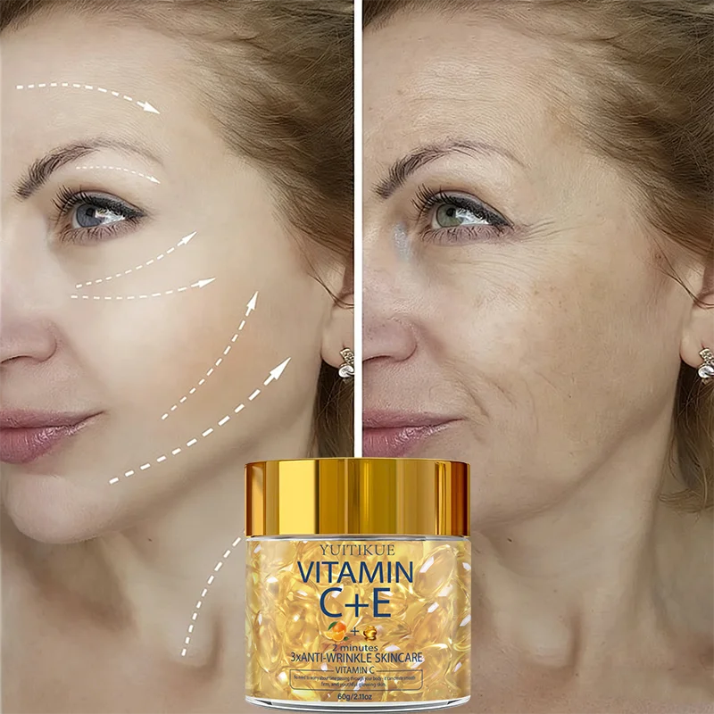 YUITIKUE Vitamin C & E Face Cream – Brightening Moisturizer