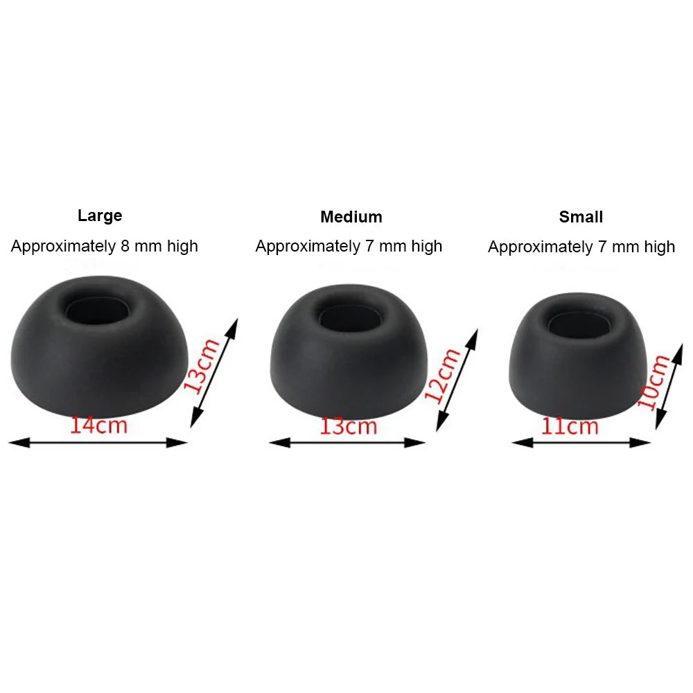 6PCS Silicone Ear Tips Fit For Redmi Buds6 Pro/ Buds5 Pro Ear Tips Earcup Sleeve S/M/L In Ear Buds Comfortable And Easy To Wear Peaceful Pleasures Health and Wellness
