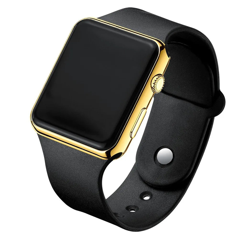 RUNERR Men's LED Digital Sport Watch – Square Dial Silicone Band