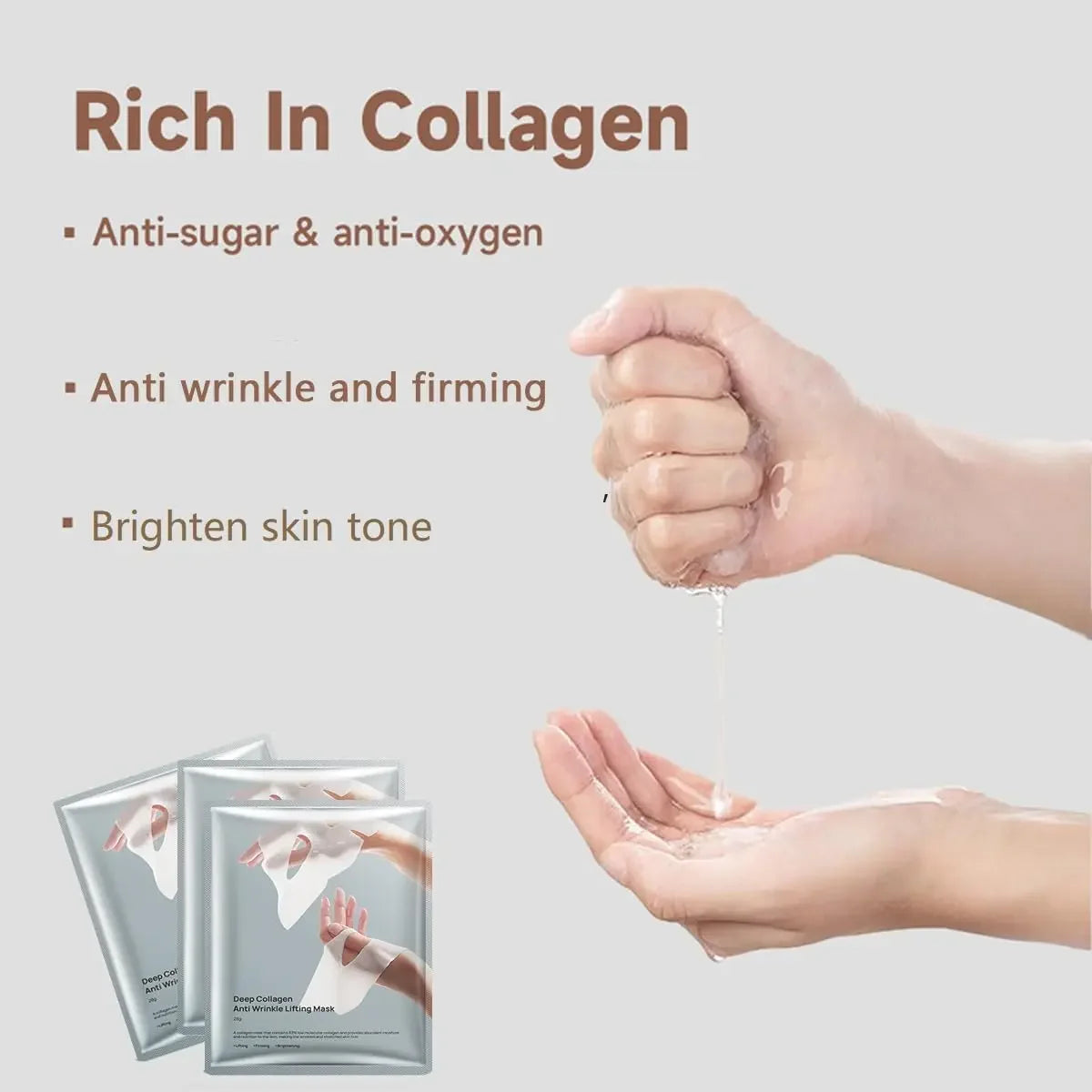 Deep Collagen Overnight Face Mask – Lifting & Firming 5-Pack