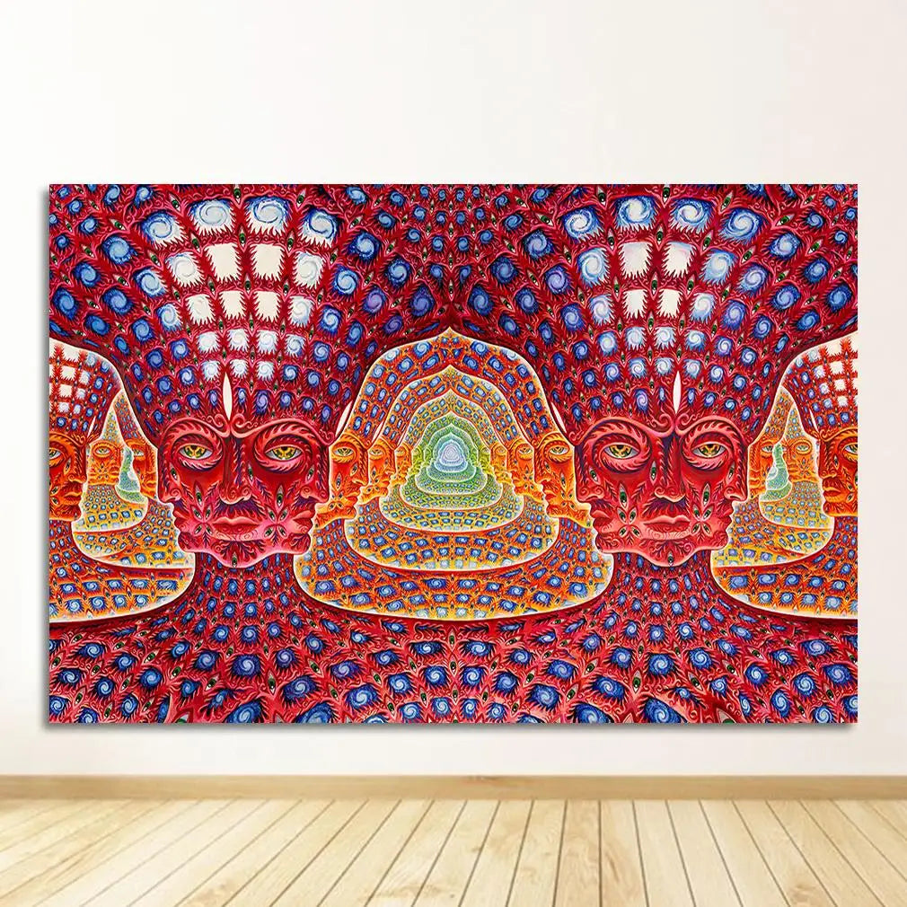 Life Modular Pictures Modern Home Decoration Wall Art Canvas Prints Painting Bedroom Poster Alex Grey Psychedelic Trippy Tree Peaceful Pleasures Health and Wellness 2011-06 50x70cm Unframed