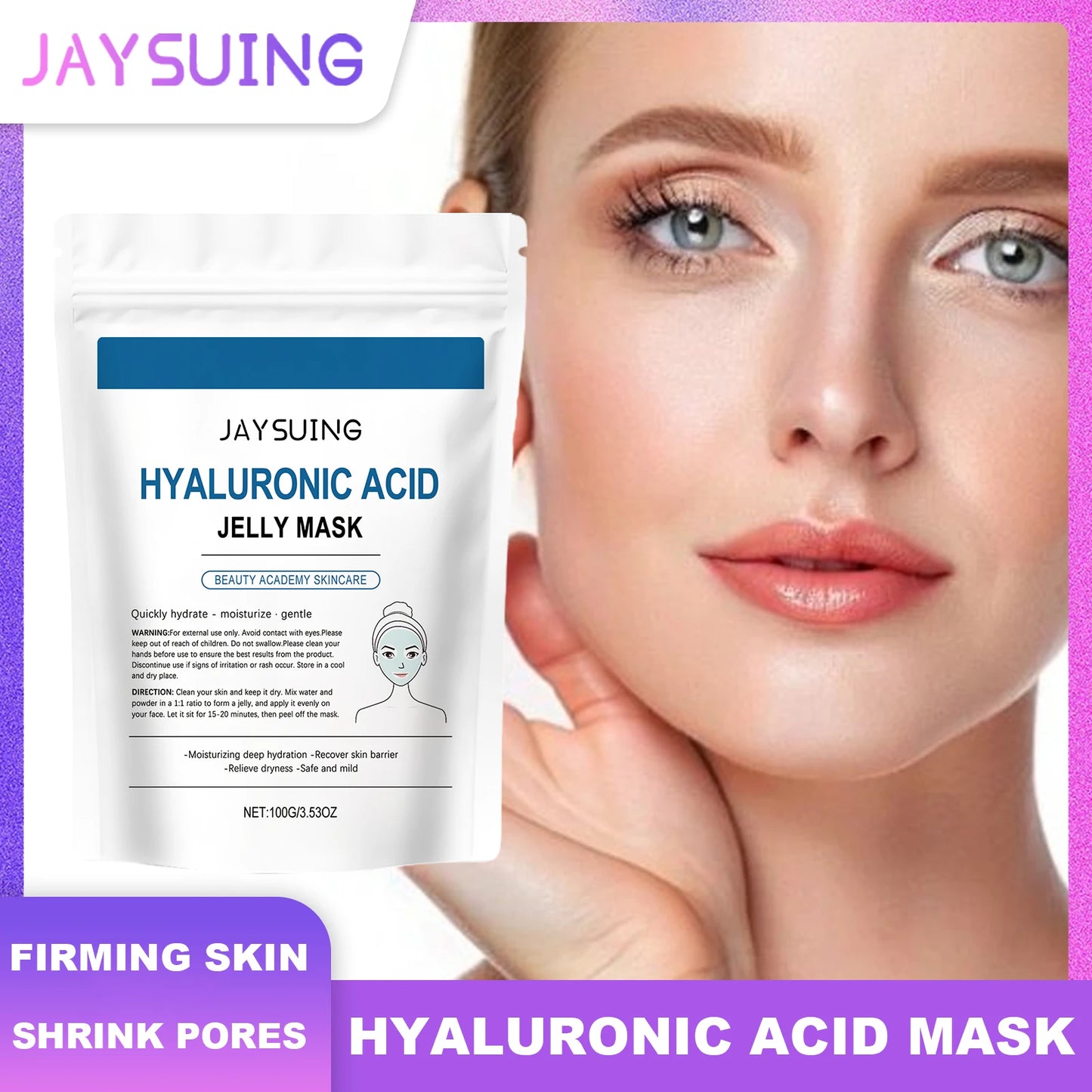 Jaysuing Hyaluronic Acid Jelly Mask – Firming & Pore-Minimizing
