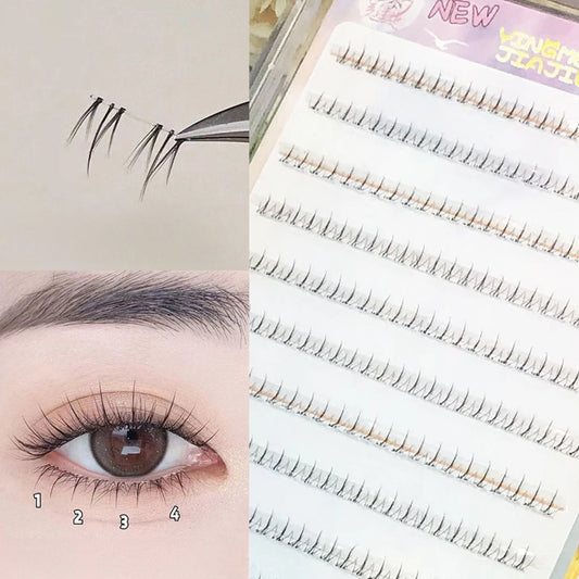 5mm C-Curl Lower Lash Segments | Natural False Eyelashes False Eyelashes Peaceful Pleasures Health and Wellness