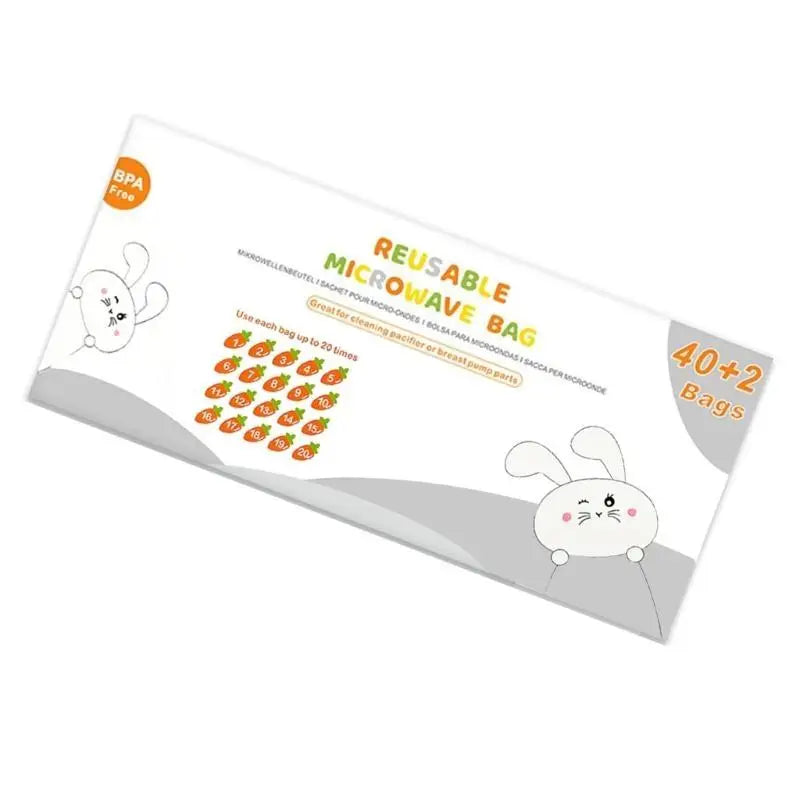 Microwave Sterilizer Bags for Baby Bottles & Breast Pumps