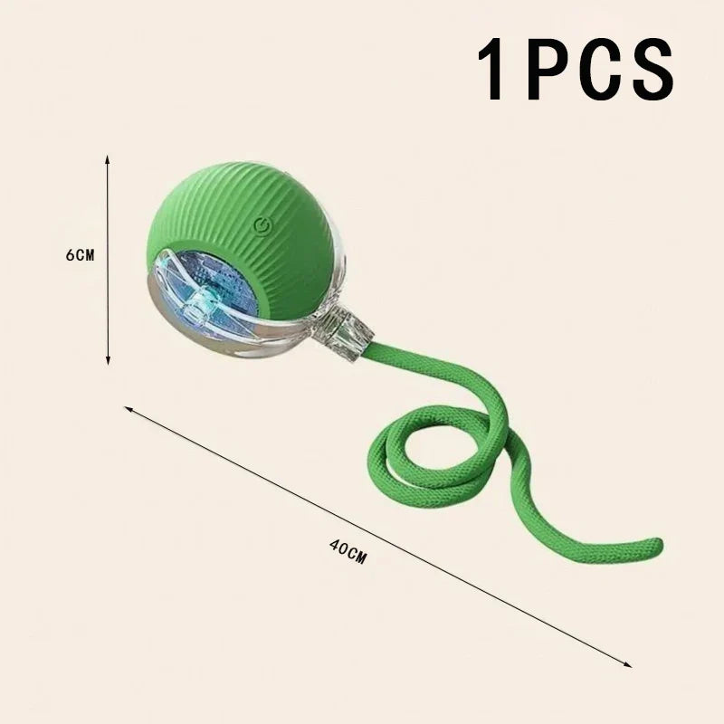 Electric Rolling Ball Cat Toy – Auto Interactive Mouse Ball