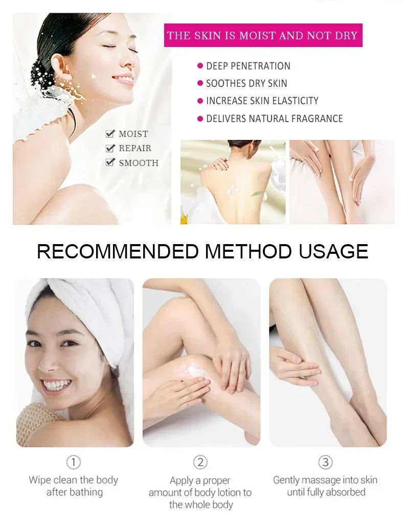 500ml Collagen Snail Body Lotion – Brightening & Hydrating