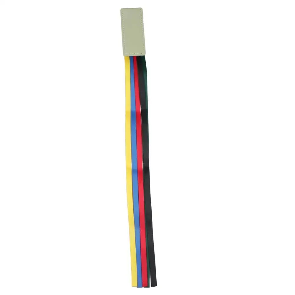 Reading Bookmark Bookmark With Ribbons Pagination Mark PU Leather Book Reading Sorter Multi-color Handcrated Book Paginator Peaceful Pleasures Health and Wellness