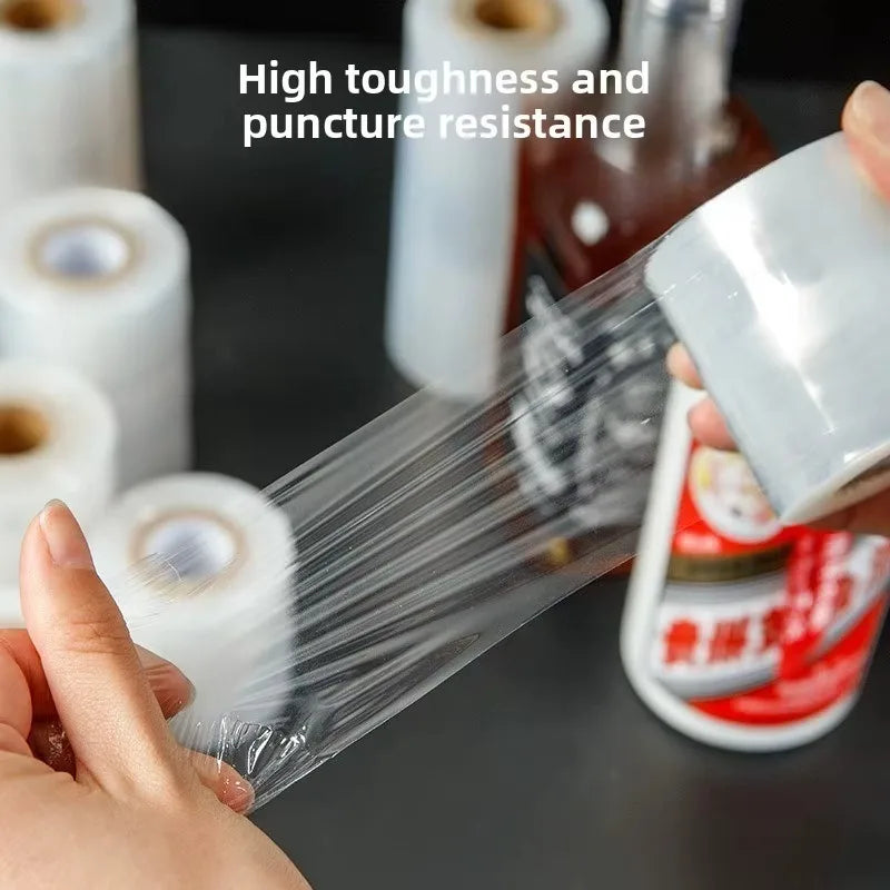 Elastic PVC Bottle Sealing Film – No-Heat Stretch Wrap for Jars