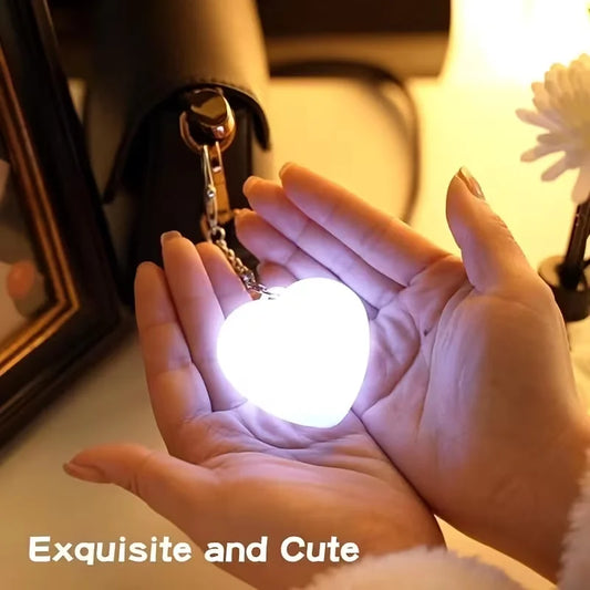 Glow Heart Light Rechargeable Purse Light Touch-Sensitive Heart Cloud Shaped LED Bag Lamp Women USB Charging Compact Wallet Ligh Peaceful Pleasures Health and Wellness
