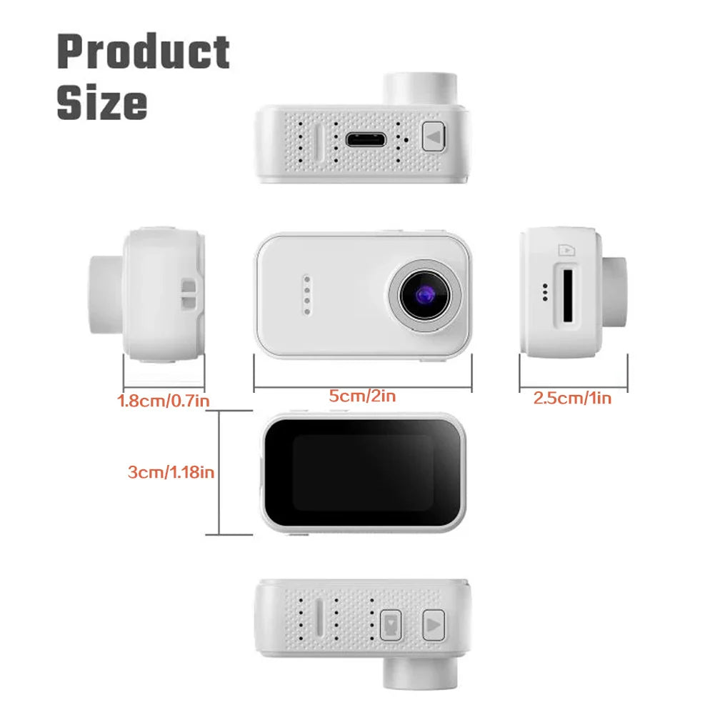 Centechia Thumb Mini Action Camera 1080P HD Sports DV