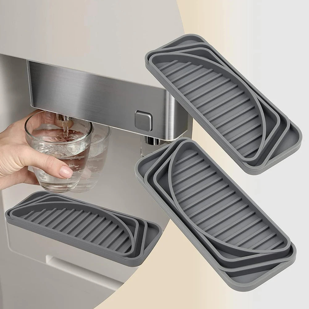 Kitchen Silicone Pad for Water Dispenser Refrigerator Coffee Machine Bar Counter Silicone Drain Pad Drip Tray Silicone Pad Peaceful Pleasures Health and Wellness
