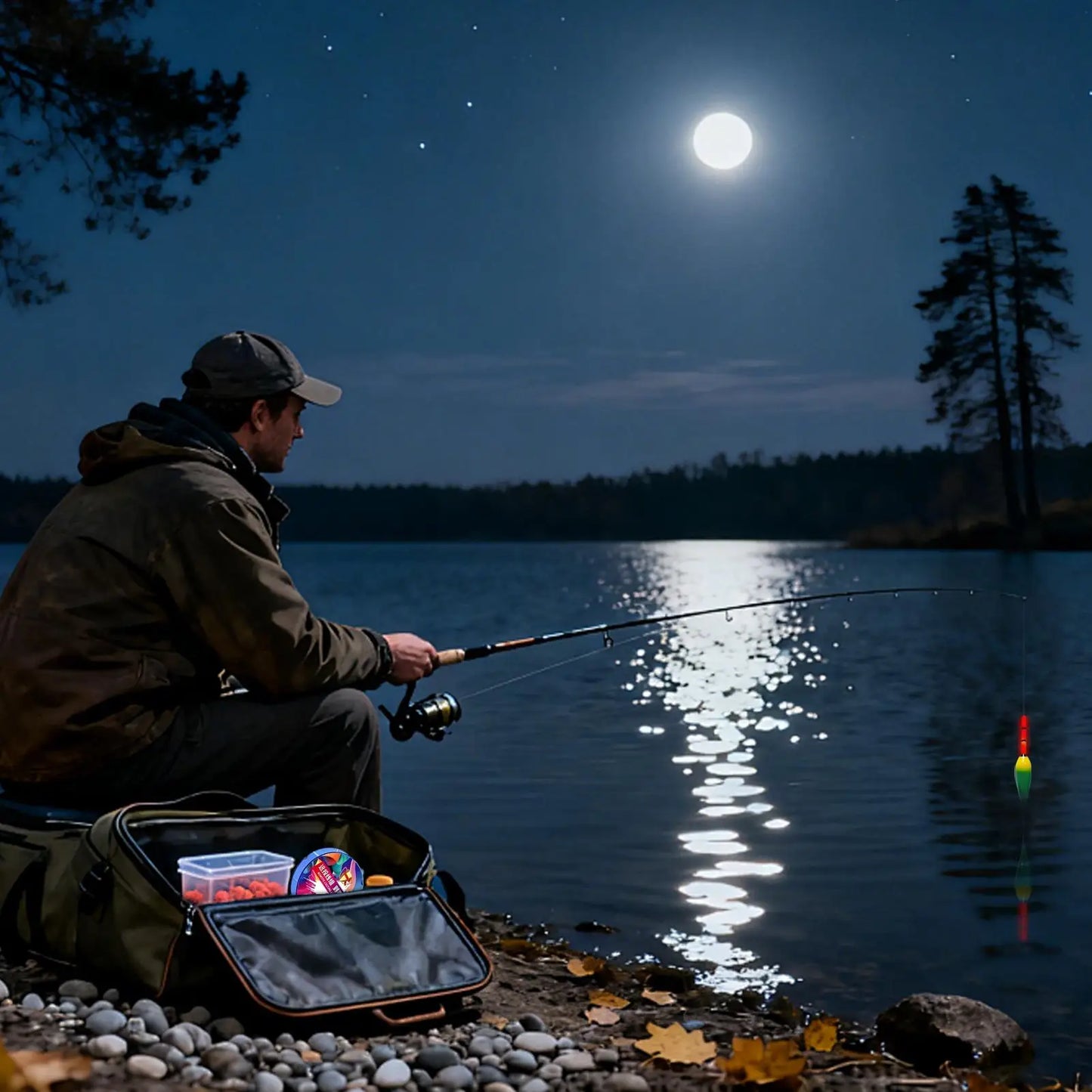Automatic Bobber Fishing Line Kit with Float | 100m Nylon