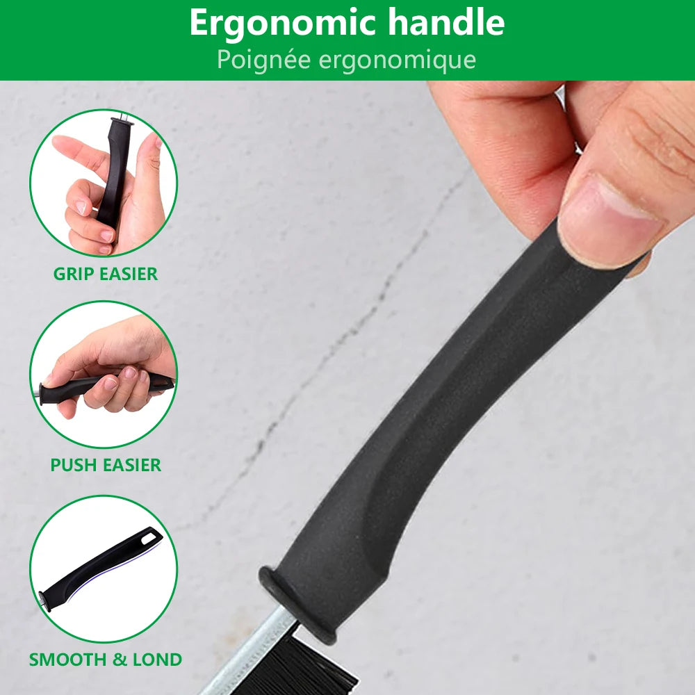 Hard Bristle Crevice Cleaning Brush for Fine Seam Corners Groove Window Cleaning Tools Kitchen Bathroom Home Tiles Joints Brush Peaceful Pleasures Health and Wellness