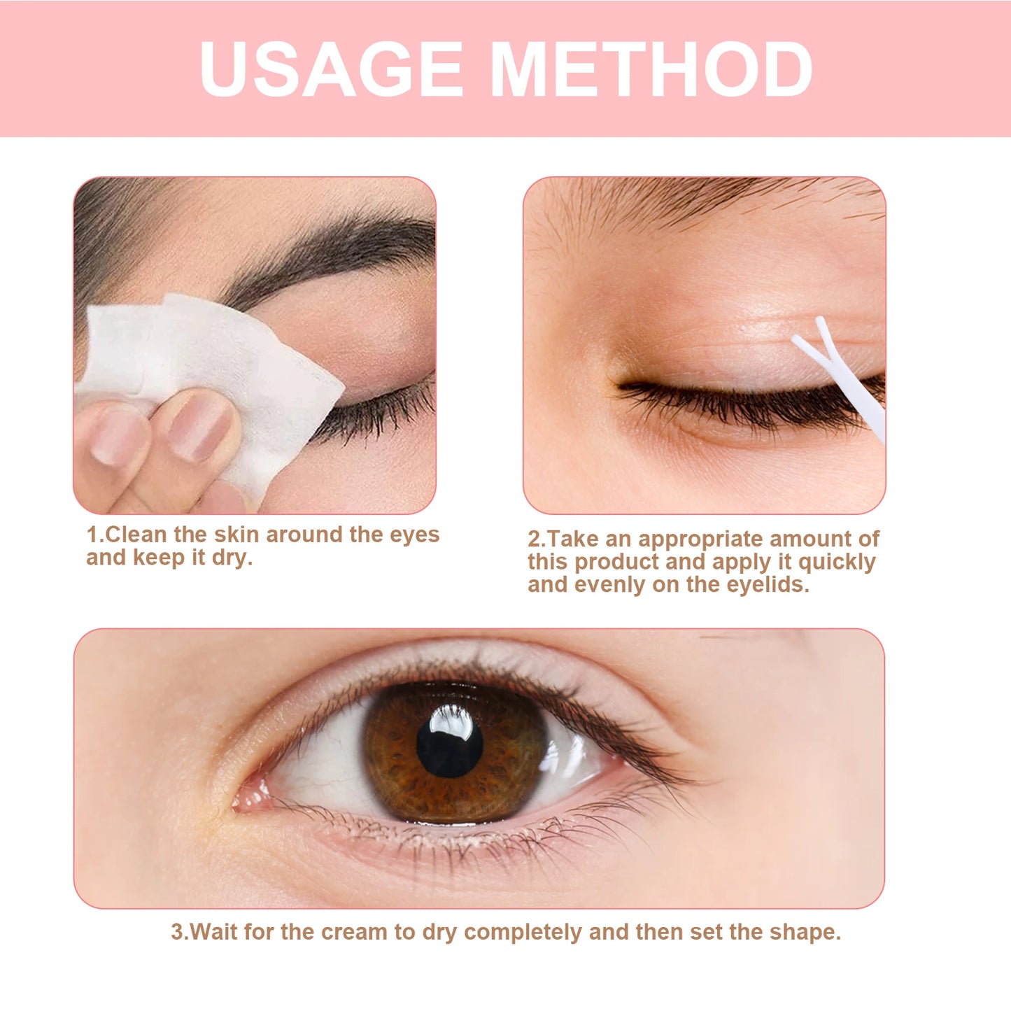 Double Eyelid Cream – Invisible Eye Lift with Y Stick | EELHOE Peaceful Pleasures Health and Wellness
