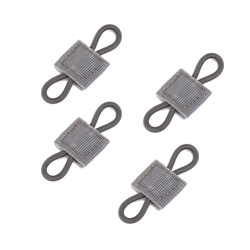 Tactical MOLLE Elastic Rope Straps 4pcs | 600D Nylon Gear Holder