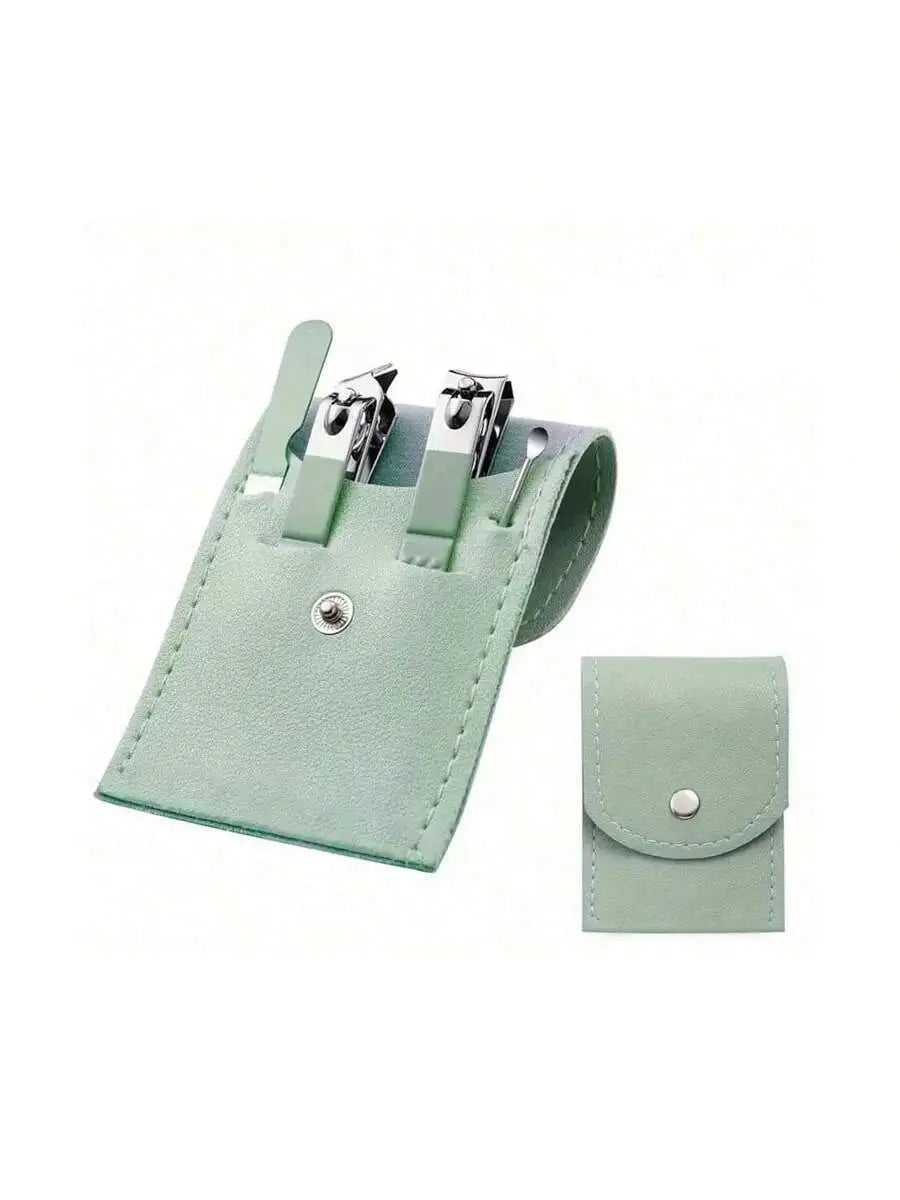 4-Piece Stainless Steel Manicure & Pedicure Grooming Set