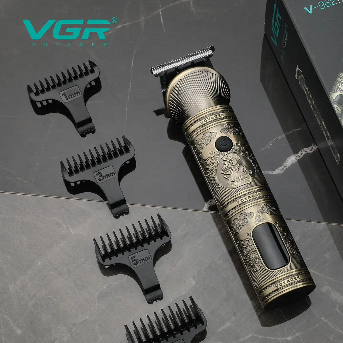 VGR Hair Clipper Electric Hair Trimmer Professional Barber Cordless Hair Cutting Machine Multifunctional Clipper for Men V-106 Peaceful Pleasures Health and Wellness