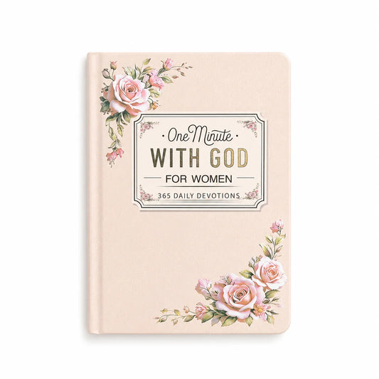 One Minute God Devotional Journal Women Daily Prayer Reflection Peaceful Pleasures Health and Wellness HHB-A0-466