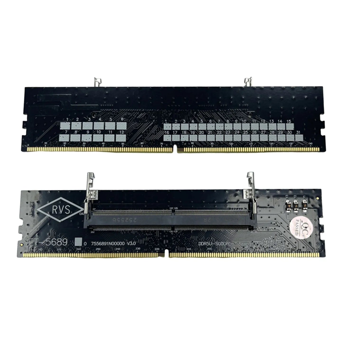 DDR5 Laptop To Desktop Memory Adapter Board Multi-Purpose Memory Connector Converter Adaptor for PC Computer DIY Accessory Peaceful Pleasures Health and Wellness