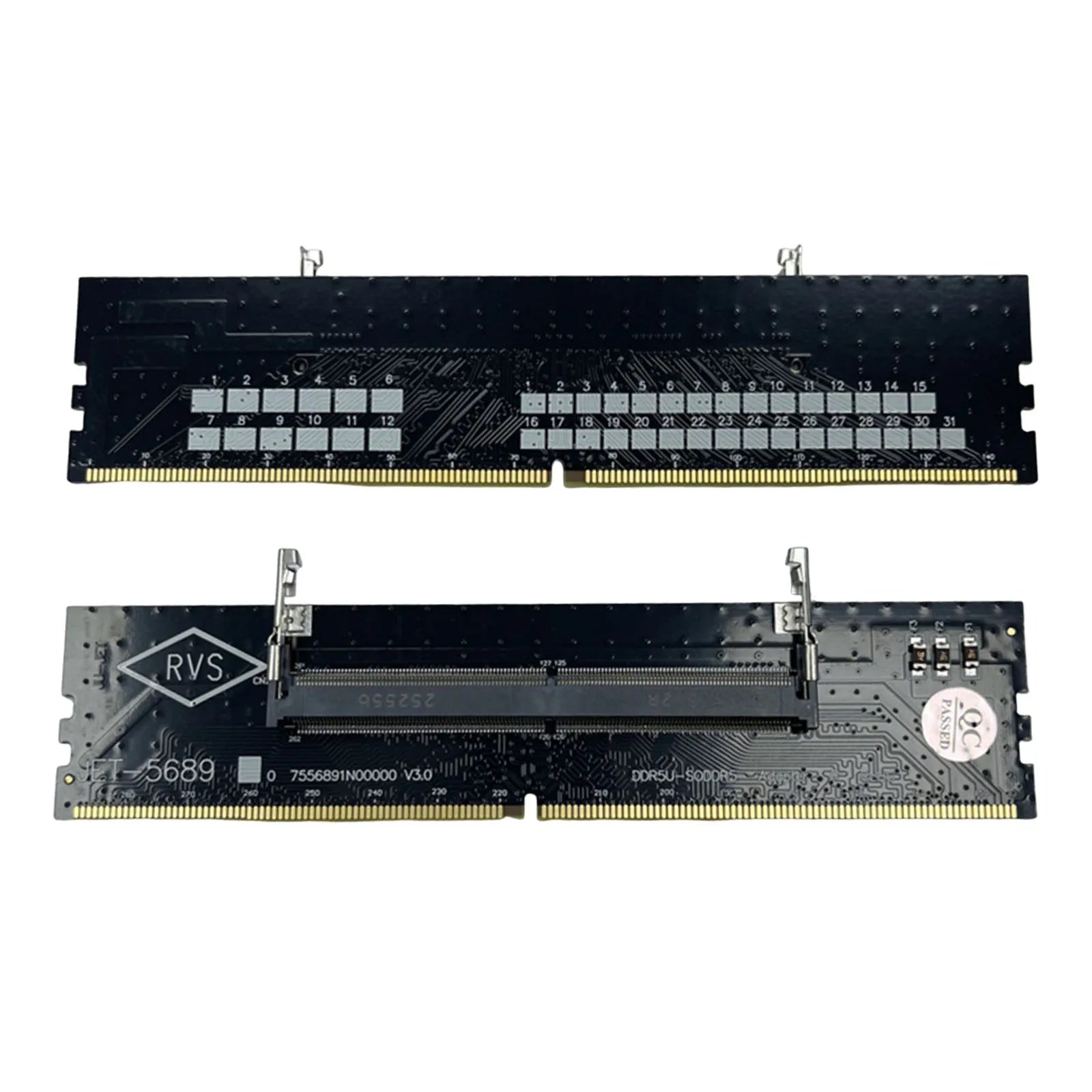 DDR5 Laptop To Desktop Memory Adapter Board Multi-Purpose Memory Connector Converter Adaptor for PC Computer DIY Accessory Peaceful Pleasures Health and Wellness