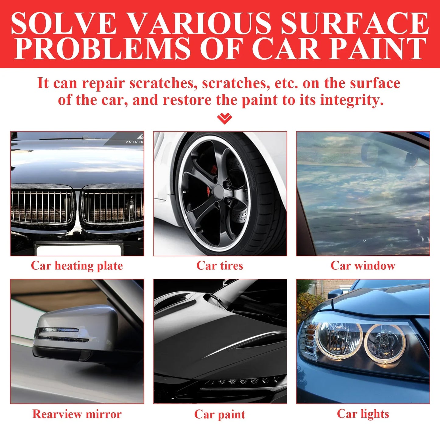 Car Scratch Touch-Up Repair Pen – Weatherproof Auto Paint Fix
