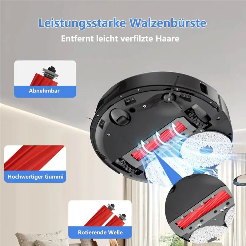 A36T-Accessories Compatible With Roborock Q Revo Rbot Vacuum Cleaner, Roller Brushes,HEPA Filters, Dust Bags,Side Brushes Peaceful Pleasures Health and Wellness