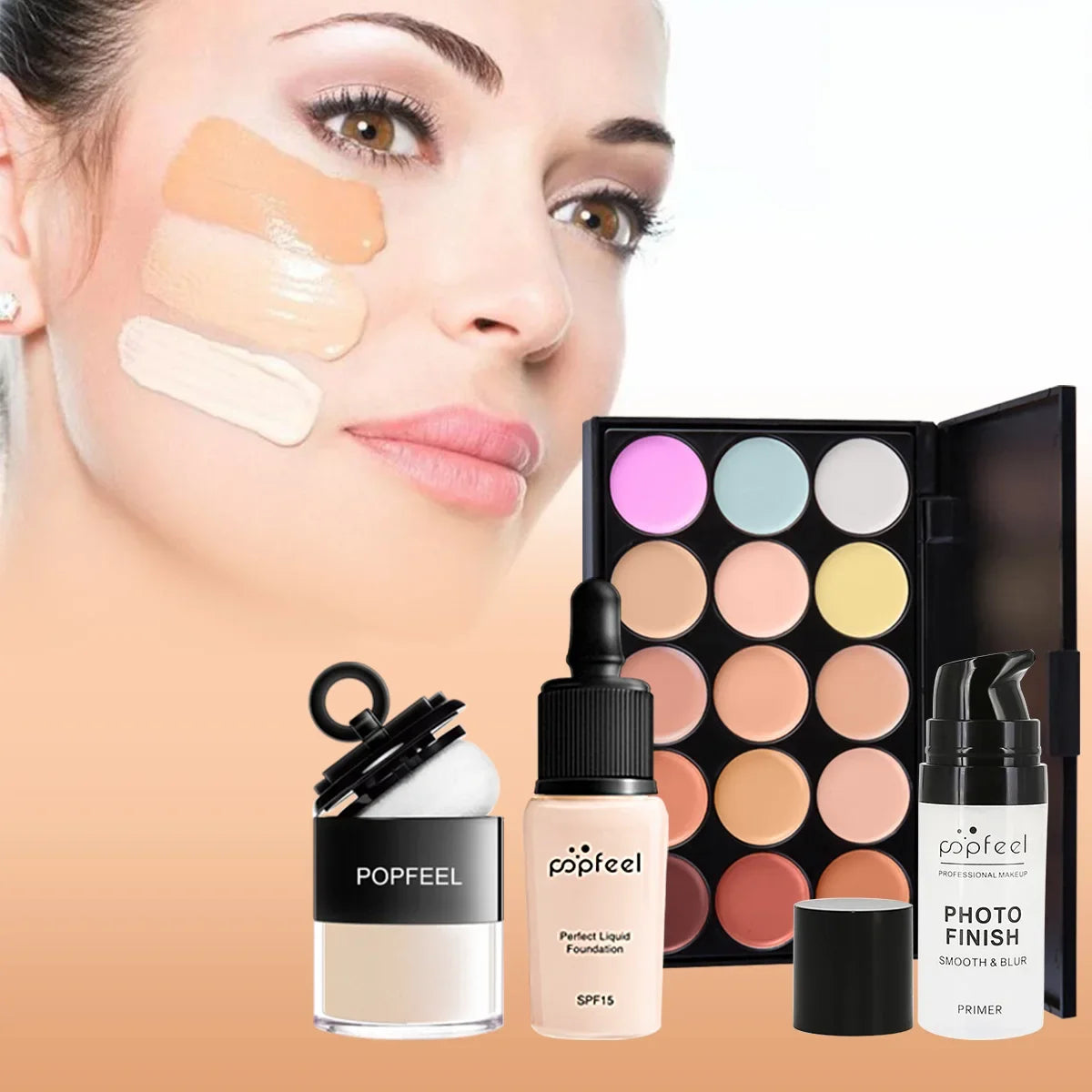 All-in-One Makeup Gift Box Set – Full Face Cosmetics Kit