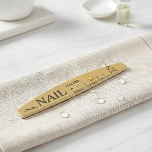 5 Pcs Double-Sided Nail File Set With Scale 100/180 180/240 Grit Washable Ruler Sanding Nail File Durable Nail Sanding Tools Peaceful Pleasures Health and Wellness