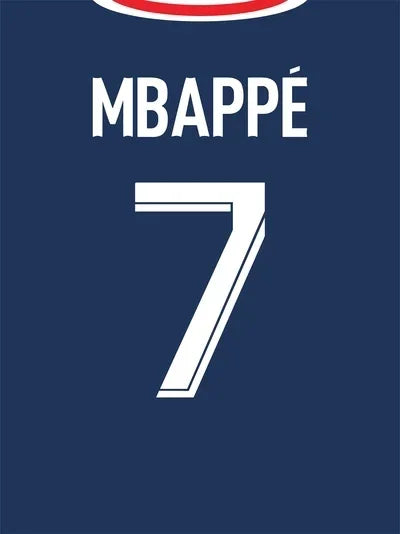 Football Legend Jersey Canvas Poster | Sports Star Wall Art
