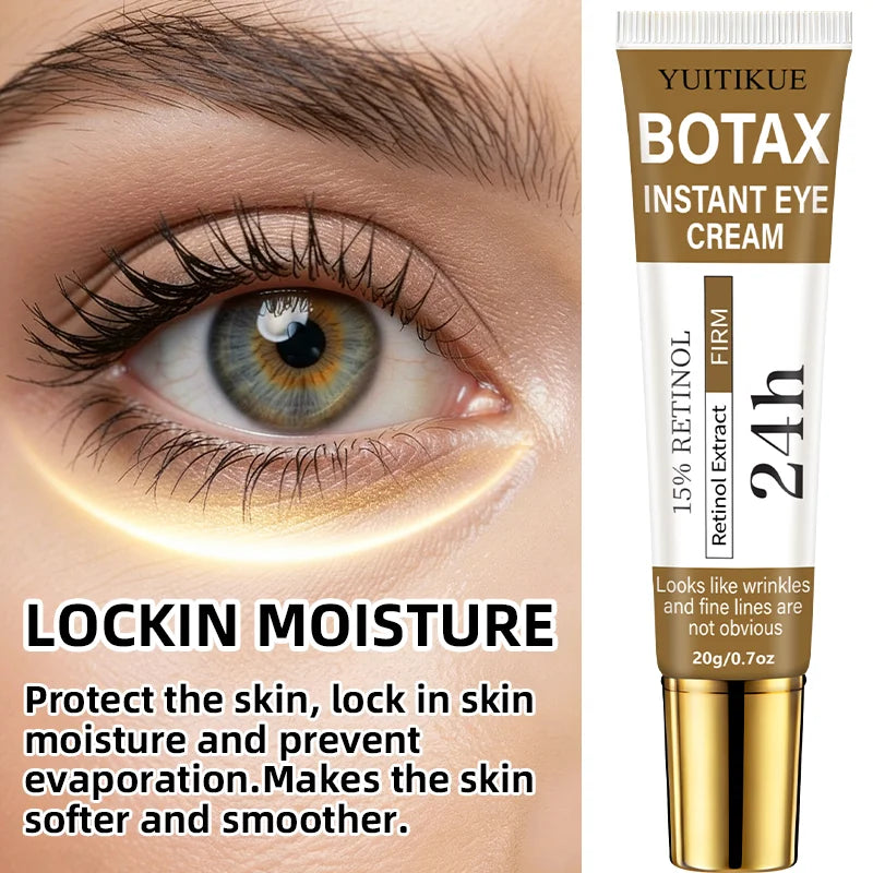 YUITIKUE Botax Instant Eye Cream | 15% Retinol Extract | 24h Firming Formula For Reducing The Look Of Wrinkles & Fine Lines 20g Peaceful Pleasures Health and Wellness