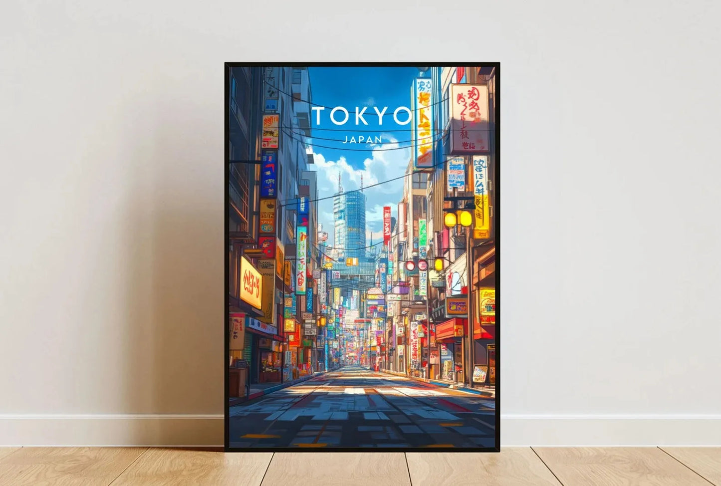 Anime Ramen Shop Canvas Print | Tokyo Street Wall Art