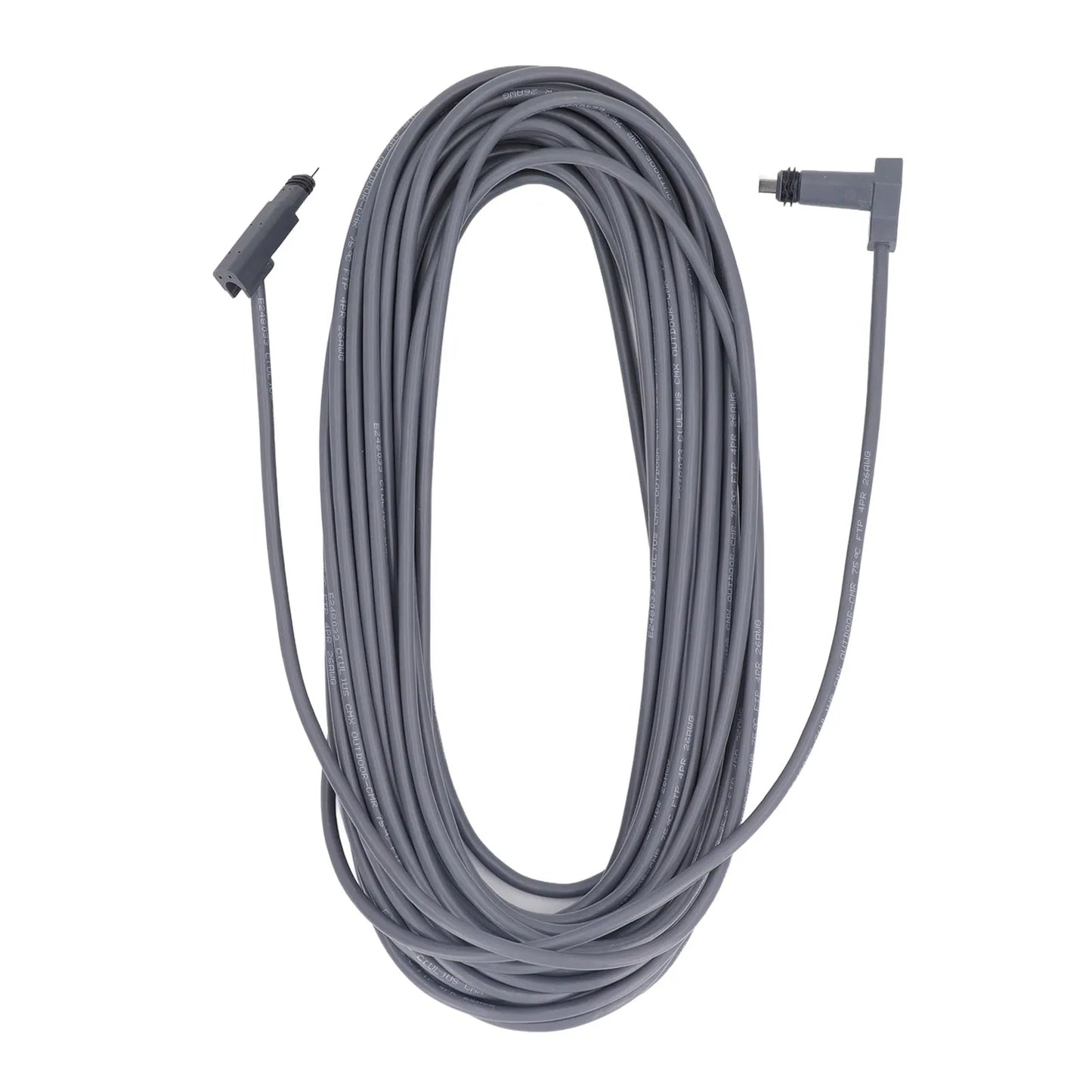Rectangular Satellite Replacement Cable 100ft Router Networking