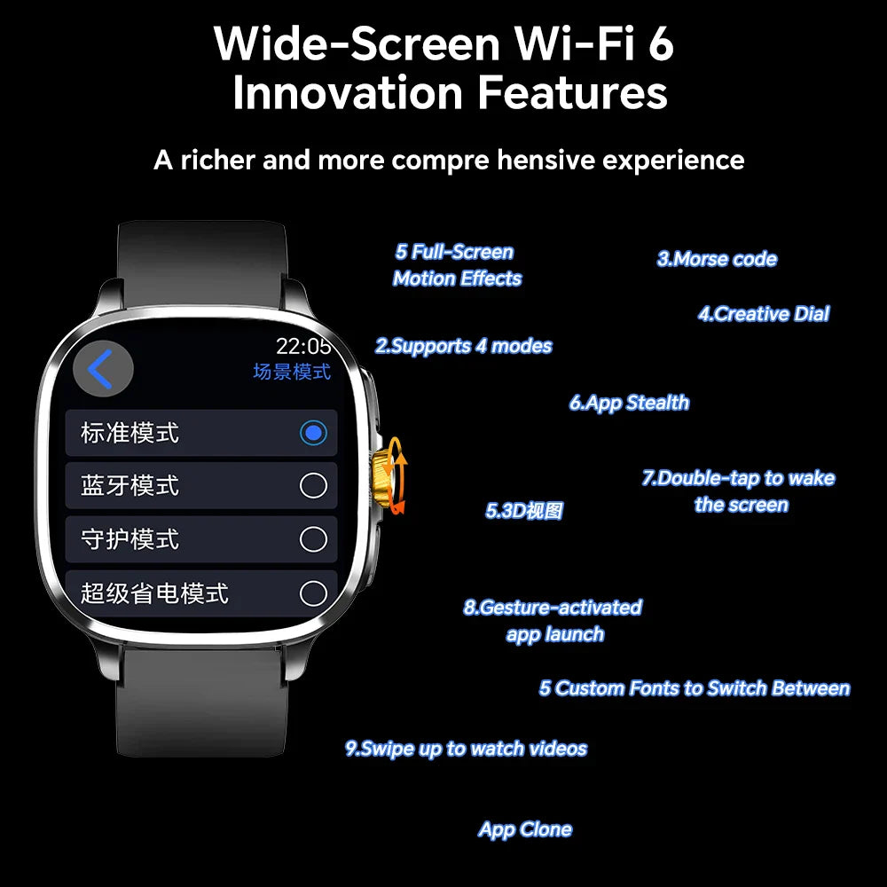 Zestbolt S99 4G Android Smartwatch – 2.4" AMOLED & 8MP Camera