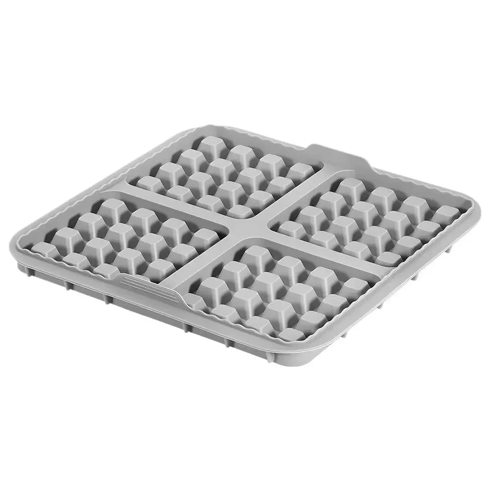 Air Fryer Silicone Waffle Maker Mold Square Reusable Non-stick Easy Release Biscuit Pancake Waffle Baking Mold Kitchen Accessory Peaceful Pleasures Health and Wellness Green