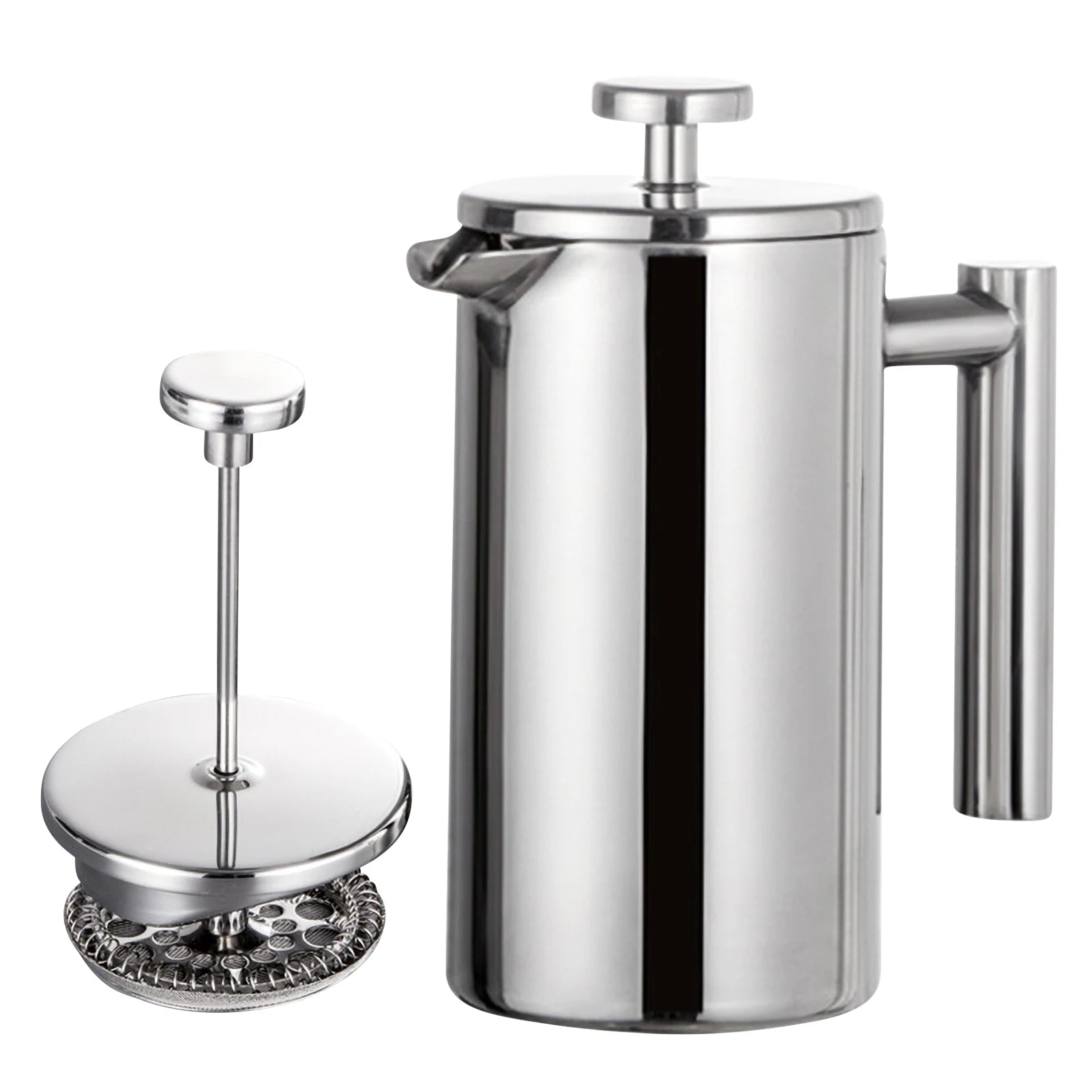 350ml/800ml/1000ml French Press Coffee Maker Stainless Steel Double Walled Insulated Coffee Maker Pot coffee maker coffee pot Peaceful Pleasures Health and Wellness