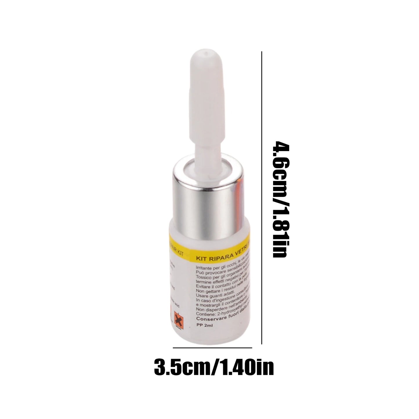 Windshield Chip Repair Kit Quick and Efficiency Glass Repair Liquid for Cracks Rock Chip Repair Kit for Chips and Cracks Peaceful Pleasures Health and Wellness