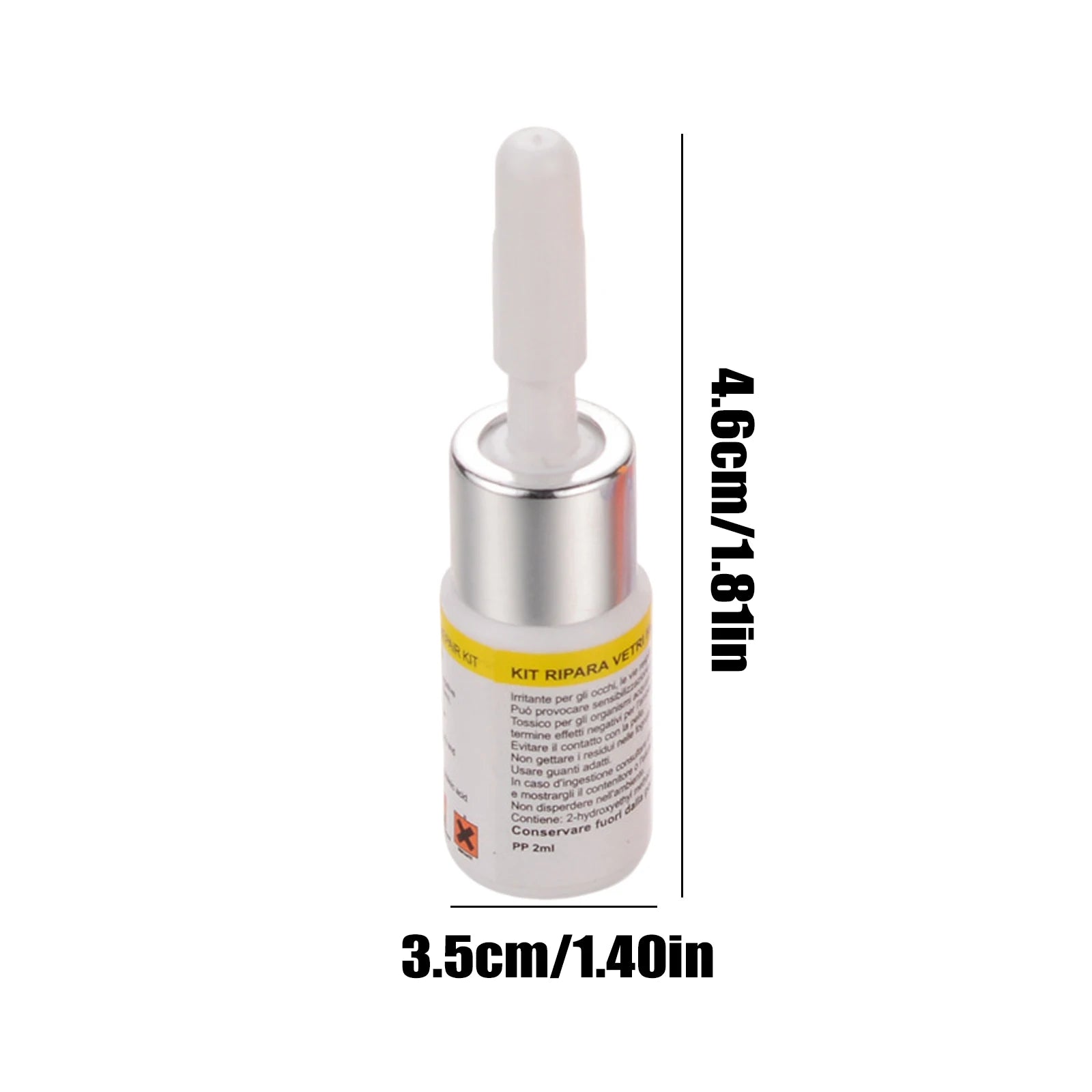 Windshield Chip Repair Kit Quick and Efficiency Glass Repair Liquid for Cracks Rock Chip Repair Kit for Chips and Cracks Peaceful Pleasures Health and Wellness