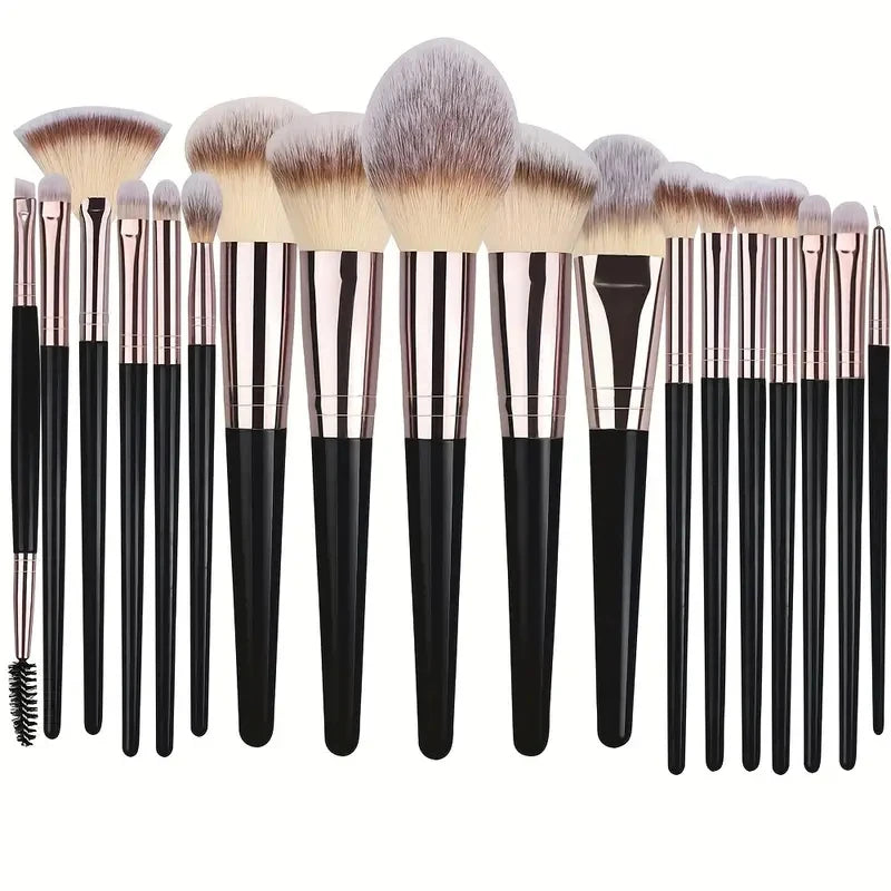 RUNTOIN Makeup Brush Set 3-20PCS – Foundation, Blush & Eye