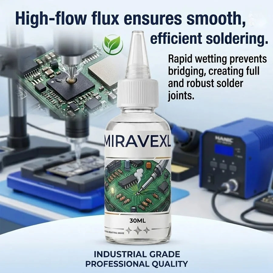 Liquid Soldering Flux – Steel, Copper, Nickel & PCB | No-Clean
