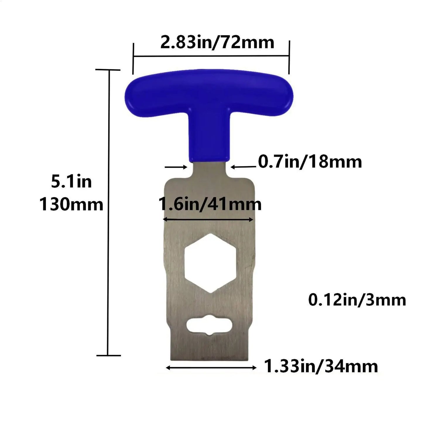 Pool Drain Plug Removal Tool – Portable Stainless Steel Wrench