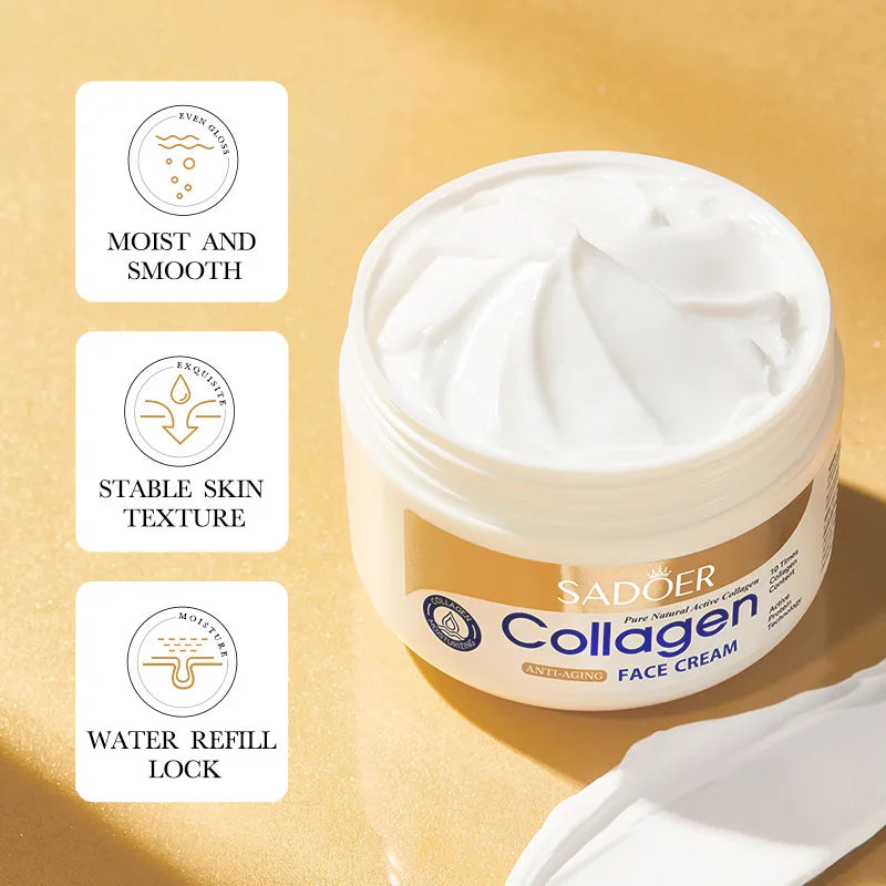 SADOER Collagen Face Cream – Hydrating & Firming Moisturizer