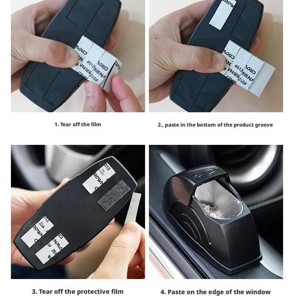 Car Door Ashtray with Lid – Smokeless Portable Auto Ash Tray