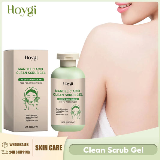 Mandelic Acid Clean Scrub Gel Exfoliating for Body Cleansing and Moisturizing Remove Dead Skin Oil Control Smoothing Body Care Peaceful Pleasures Health and Wellness