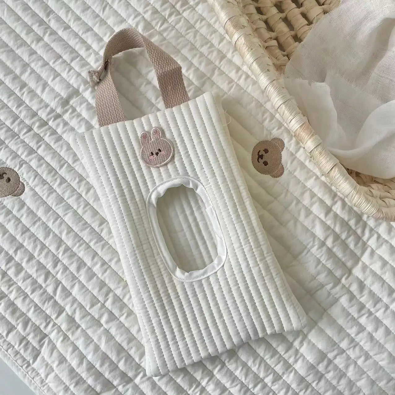 DANIVIVI Baby Stroller Wet Wipes Case & Tissue Box Holder
