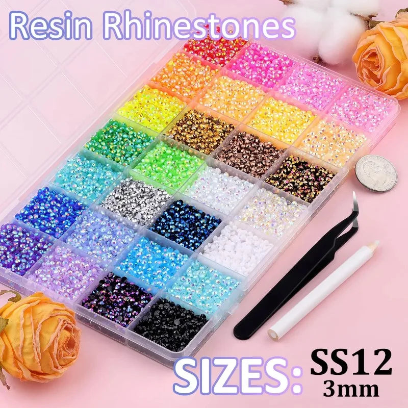 Crystal Rhinestone DIY Kit – Nail Art & Phone Case Décor