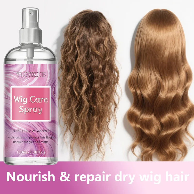 YUITIKUE Wig Care Spray – Anti-Frizz & Anti-Static 100ml