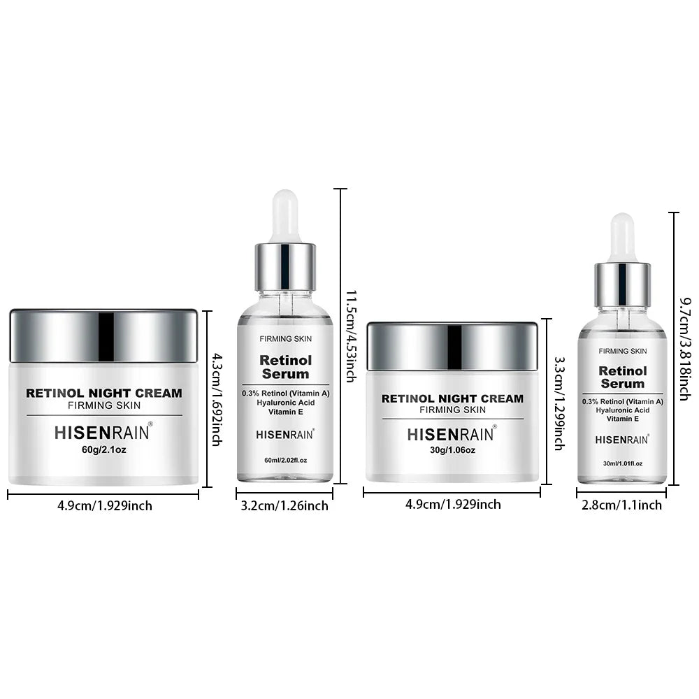 SUYARUN Retinol Gel Cream & Serum Set – Brightening Skincare