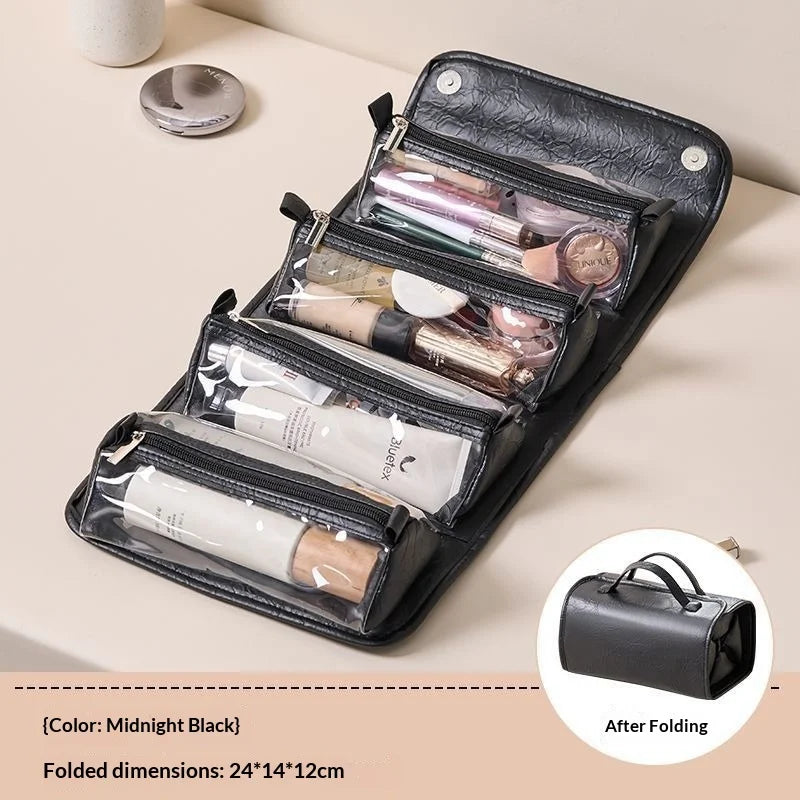 4-in-1 Waterproof Travel Makeup Organizer Bag | Large Capacity