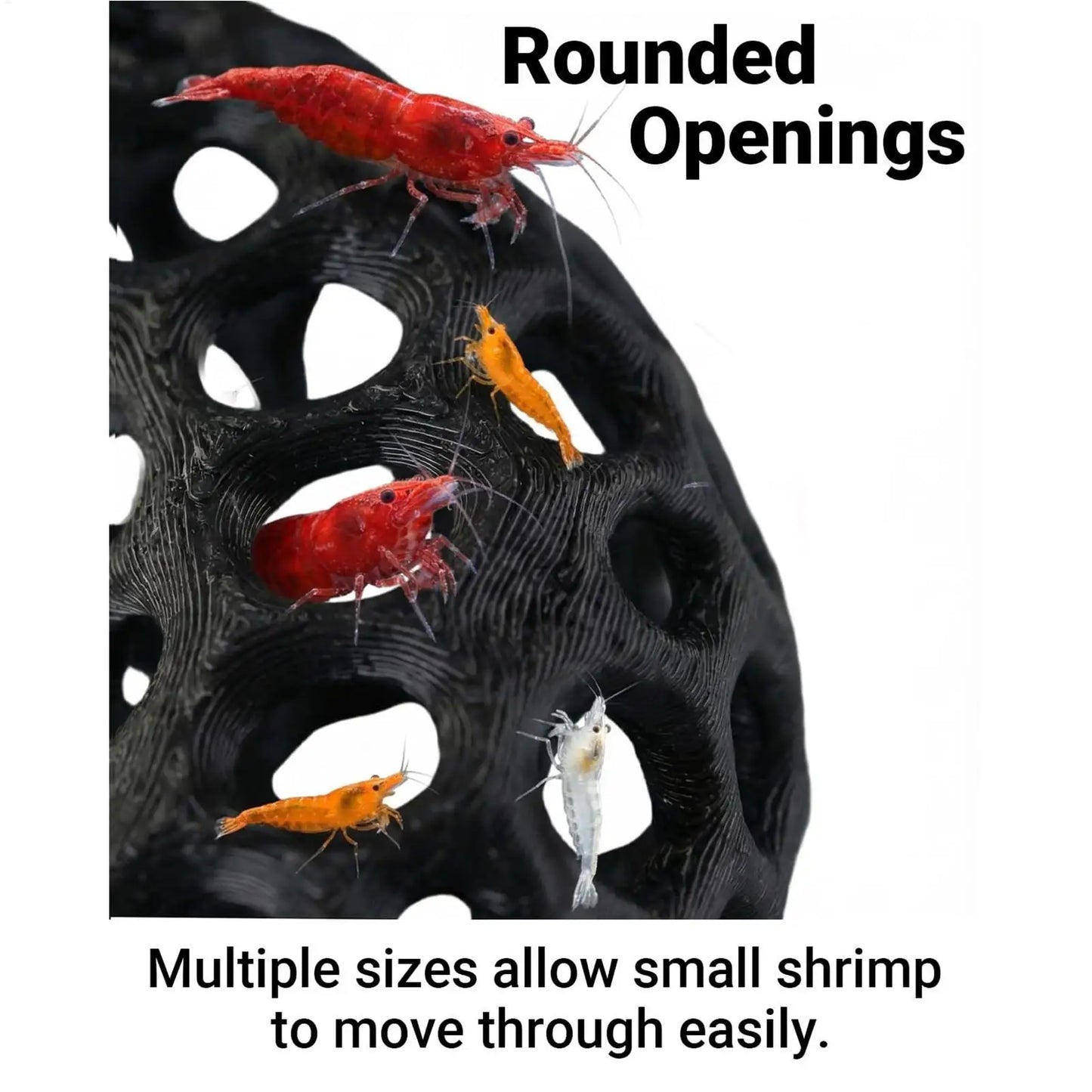 Shrimp Cave Hideout – Betta Fish Tunnel & Aquarium Decor